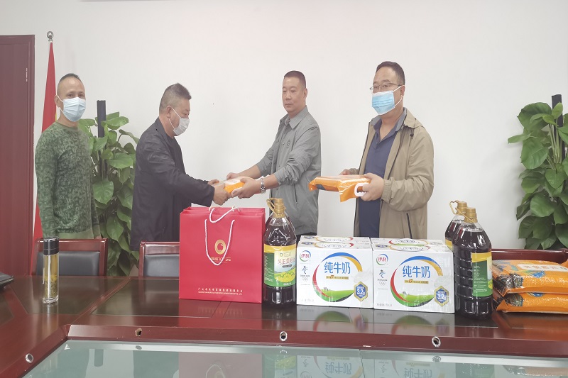 BG大游集团工会慰问一线疫情防控职员
